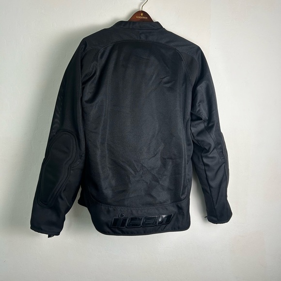 ICON Motorcycle Jacket Holigan Stealth Black Size 2XL Like New - Picture 11 of 14